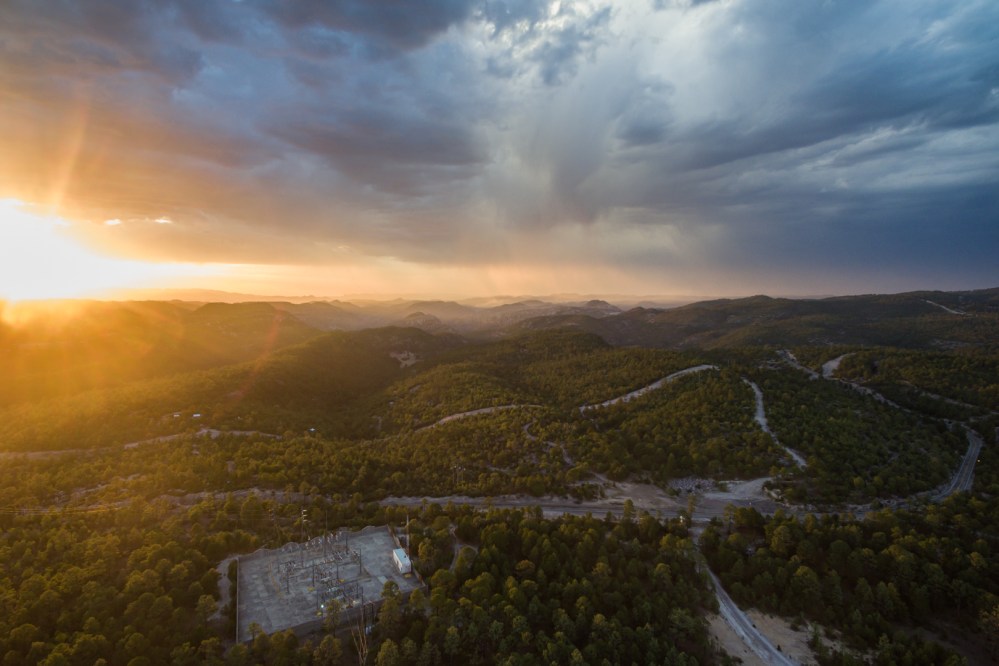 a view of a mountain