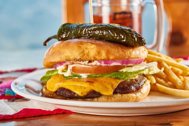 Hamburguesa en el Restaurante Barranco