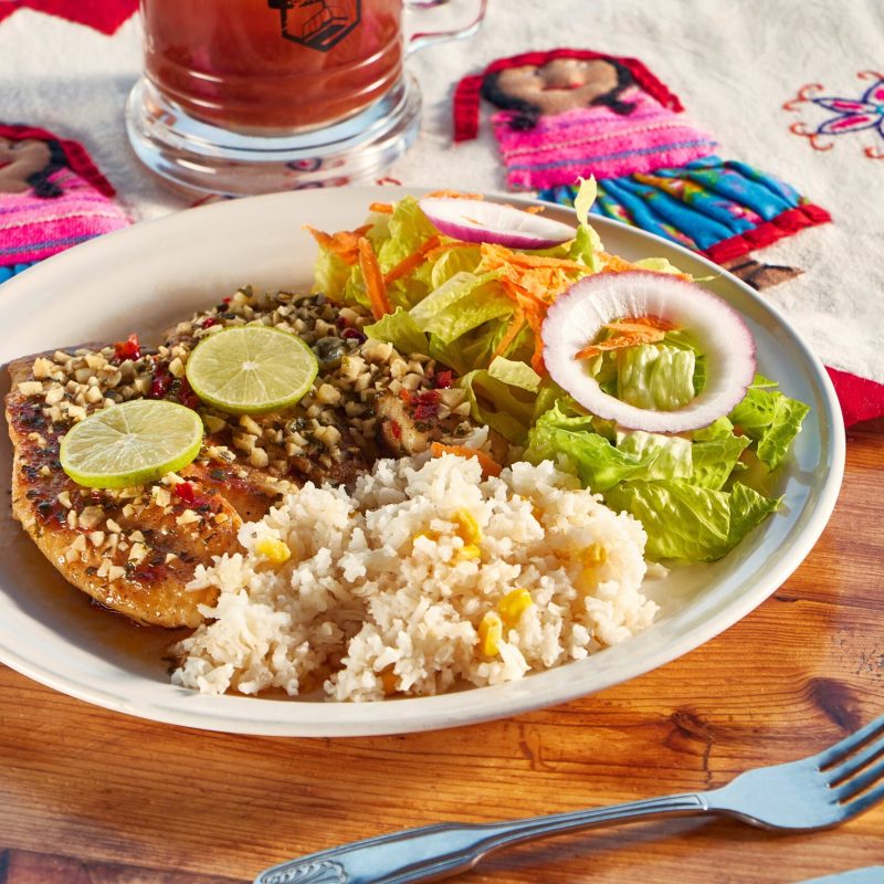 Filete de pescado en el Restaurante Barranco